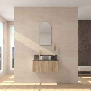 Pack LOUET + plan de travail Dekton Kira + vasque + miroir Alma