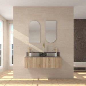 Pack LOUET  + encimera dekton + lavabo + espejo alma - Bardolino, 120.00