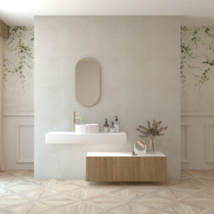 Pack COLMAR + lavabo + espejo cápsula - Blanco - alcatraz, 120.00