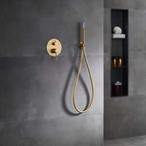 Ensemble de douche  levier unique encastr Tenerife, or bross