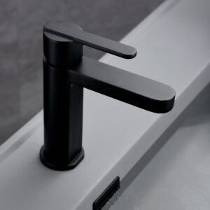 Mitigeur lavabo monocommande Formentera noir mat