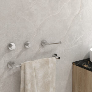 Pack accesorios SET BALI toallero + portarollos + doble percha