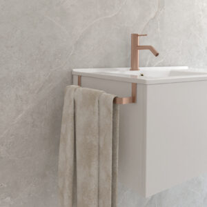 BARRA TOALLERO INTERIOR MUEBLE ORO ROSA CEPILLADO